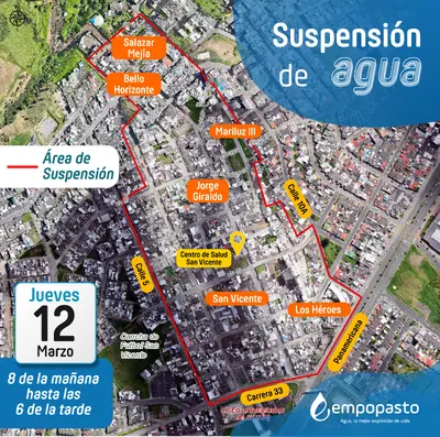 Suspensi&oacute;n del servicio este jueves 12 de marzo